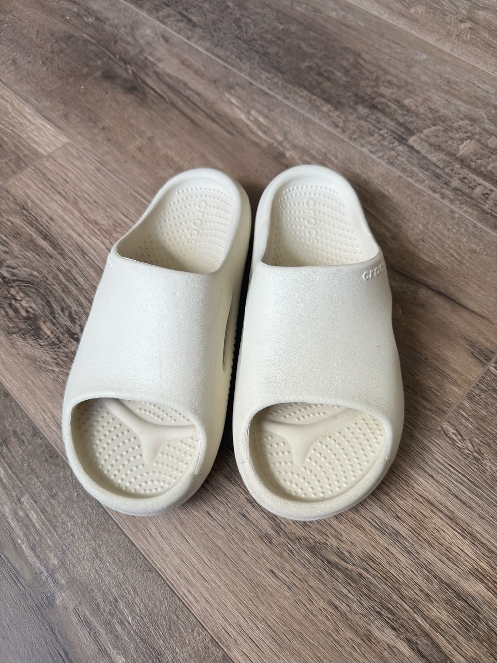 CROCS White Slide Bath Mats Style Slippers